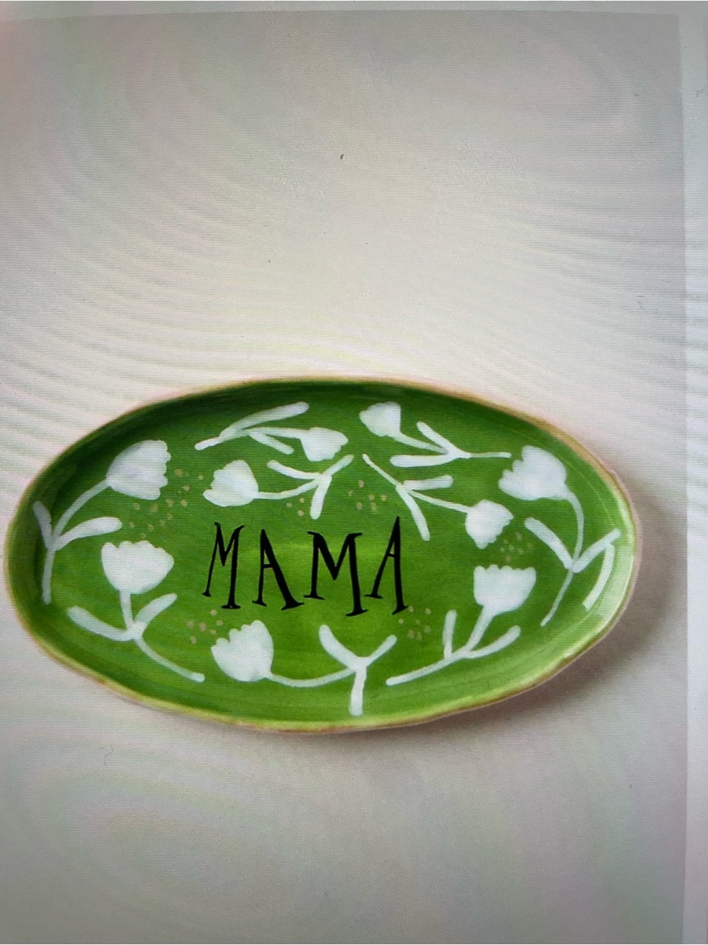 ❤️ ANTHROPOLOGIE Natalie Ferstendik Blōstma Mama TRINKET DISH NEW